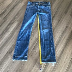 7 for All Mankind Dojo straight leg jeans size 28